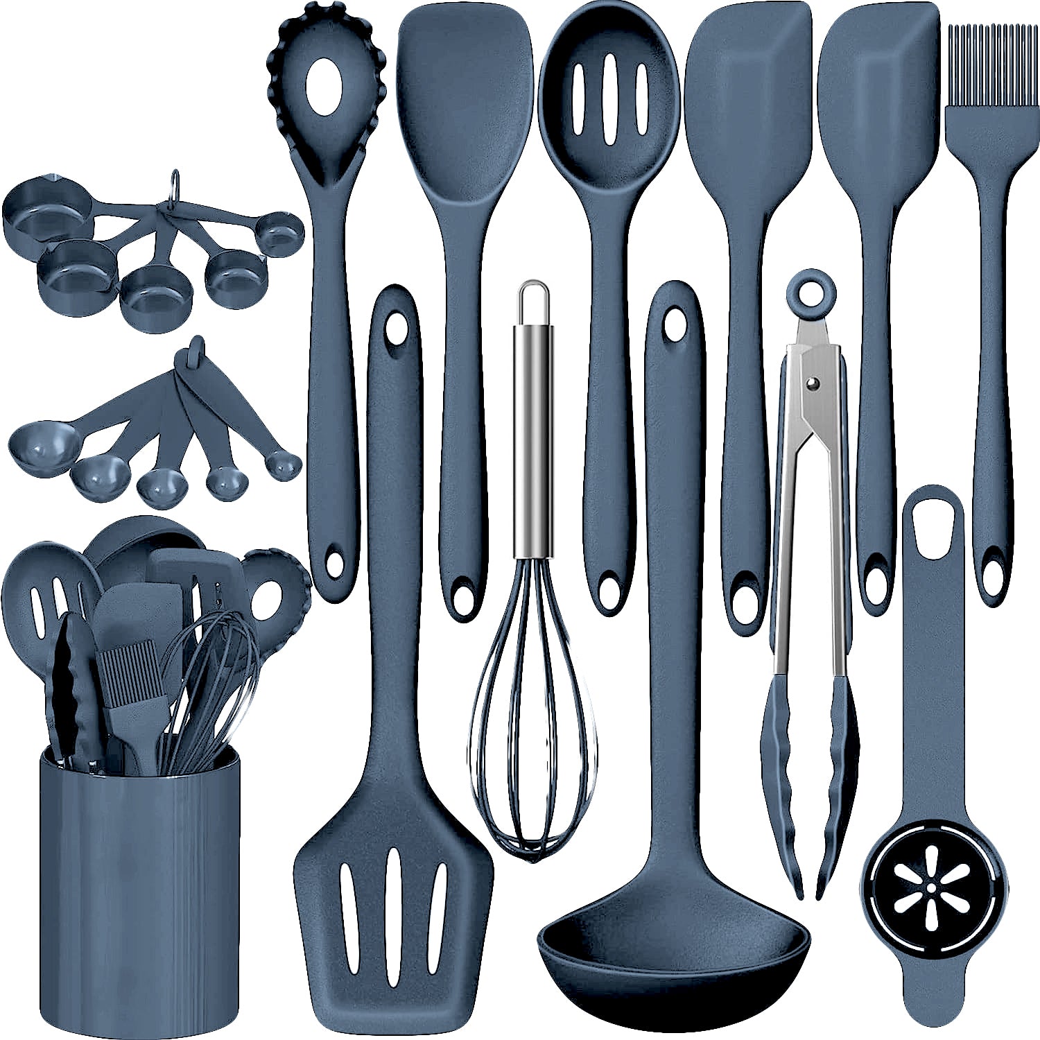 Kitch™ - Silicone Cooking Ustensils Set 12pcs – Gadgetico™